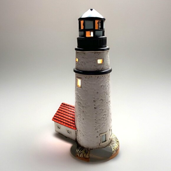 Geo. Z. Lefton Hand-Painted Lighted Lighthouse Cape Cod 1798  #00882 VTG 1992 - Picture 1 of 11